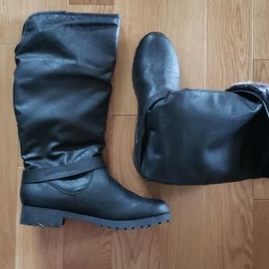 Womens tall lined boots